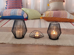 Metalic Candle Stand Set