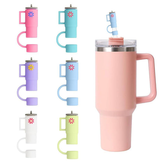 Silicone Straw Stopper – Bottle Shaped (Assorted Colors)