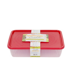 1pc Crinkle Container Large (Assorted) – 1650 ml BPA Storage Box