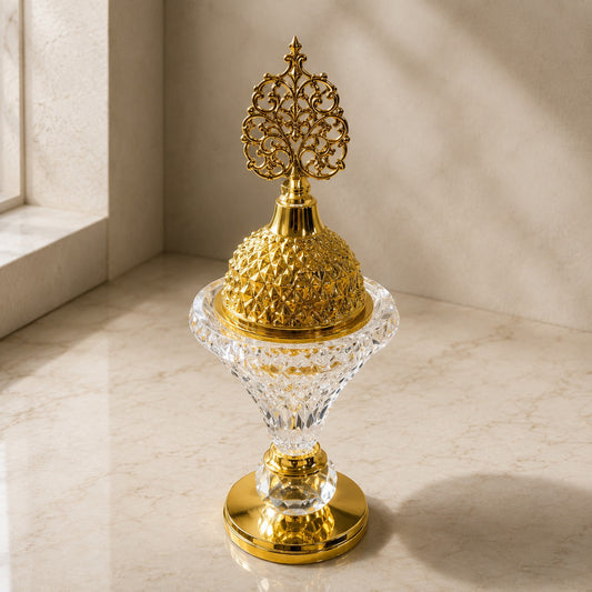 Luxury Incense Burner (LubaanDan) | Decorative Gold Incense Holder