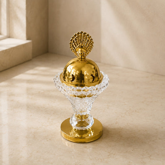 Luxury Incense Burner (LubaanDan) | Decorative Gold Incense Holder