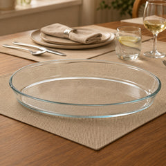 BOROSILICATE GLASS DISH OVAL SHAPED 1.6L