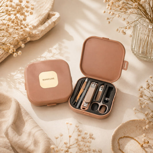 Manicure Kit – Compact Nail Care & Grooming Set with Storage Case