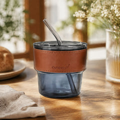 Assorted Mason Jar with Lid & Straw – Stylish Drinking Cup for Coffee, Juice, Iced Tea & Beverages