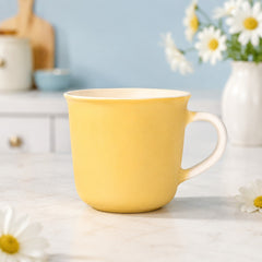 Pastel Ceramic Coffee Mug with White Handle – Minimalist Tea & Coffee Cup