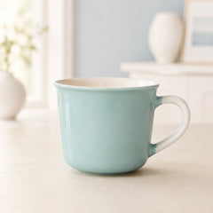Pastel Ceramic Coffee Mug with White Handle – Minimalist Tea & Coffee Cup