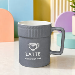 Textured Ceramic Coffee Mug