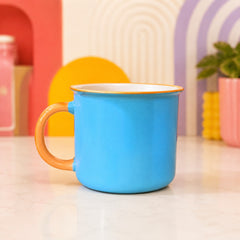 Colourful Two-Tone Ceramic Coffee Mug – Modern Tea & Coffee Cup