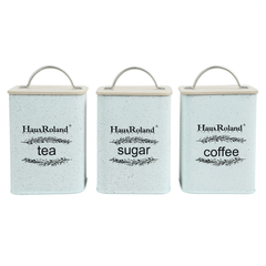 3 Pcs Storage Canister Set with Wooden Lid – HR413-3