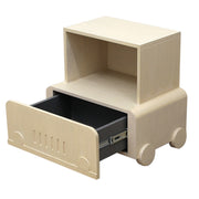 Wooden Cart Side Table - Habitt
