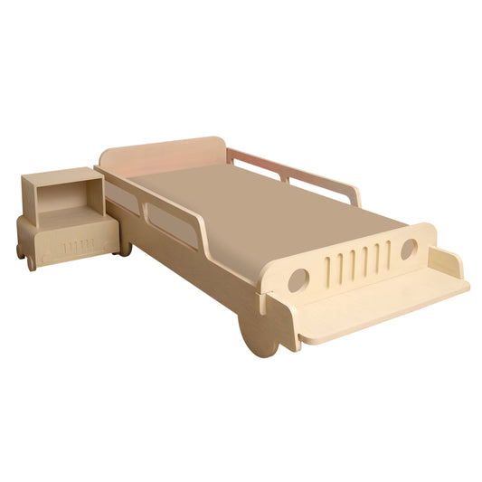 Wooden Cart Bed Single 3302