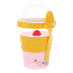 Portable Yogurt Cup with Spoon – BPA‑Free Snack Container for Yogurt, Parfaits & On‑the‑Go Snacks
