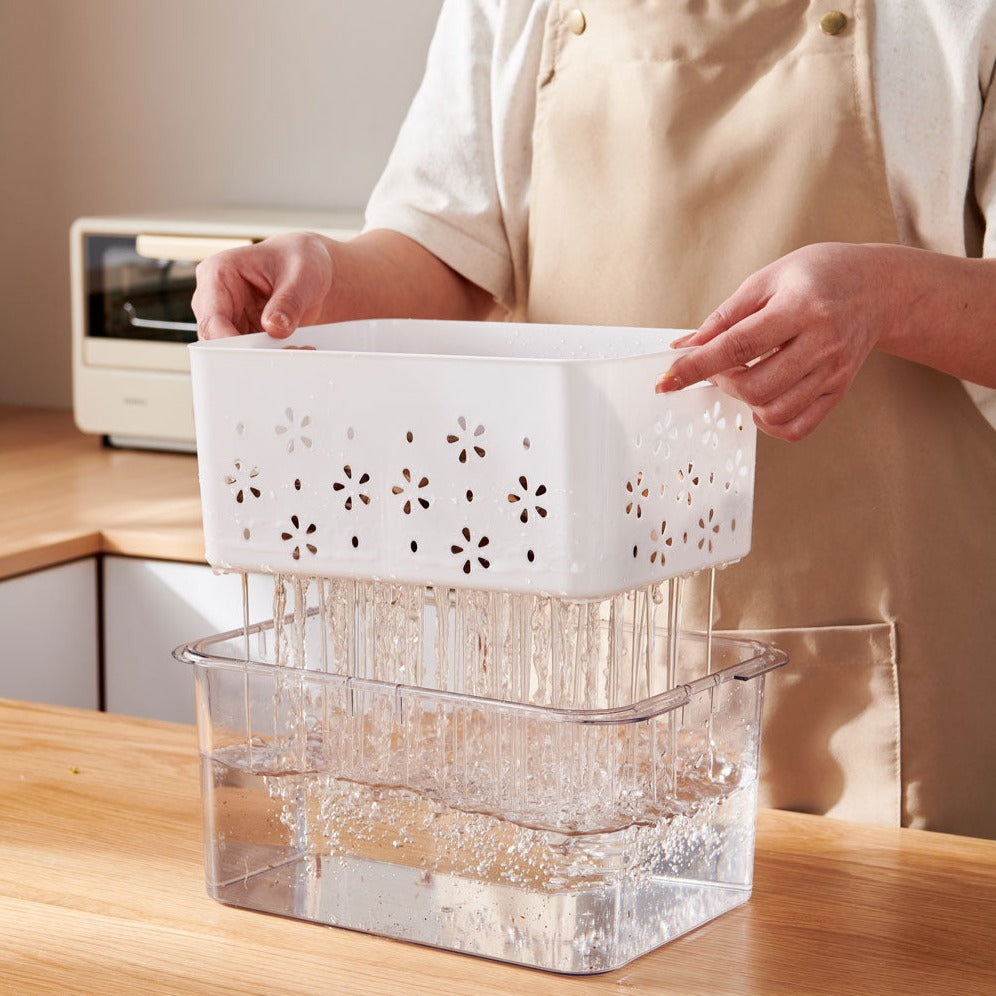 Transparent Strainer+Storage Box 5 Ltr