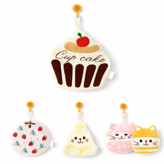 Cartoon Style Hanging Kitchen Towel – Cute Absorbent Hand Towel for Kitchen & Bathroom