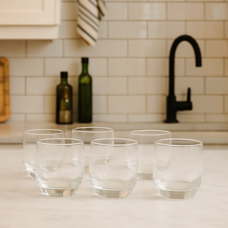 Tumbler Glass – 285 ml (Set of 6) - Habitt