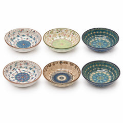 6-Piece Decorative Ceramic Bowl Set - Habitt