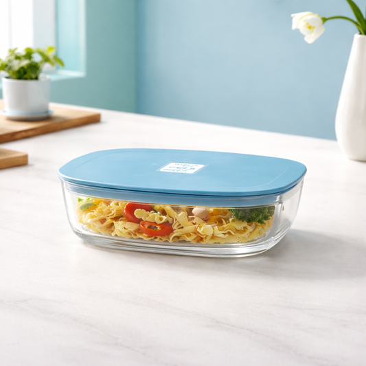 2PCS Glass Airtight Food Box Set – Leakproof Storage Containers