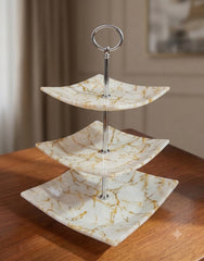 Assorted 3 Tier Imperial Cake Stand Melamine