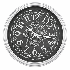 Heritage Wall Clock Glisso 14.5" – Modern Black Dial Gear Design Quartz Wall Clock - Habitt