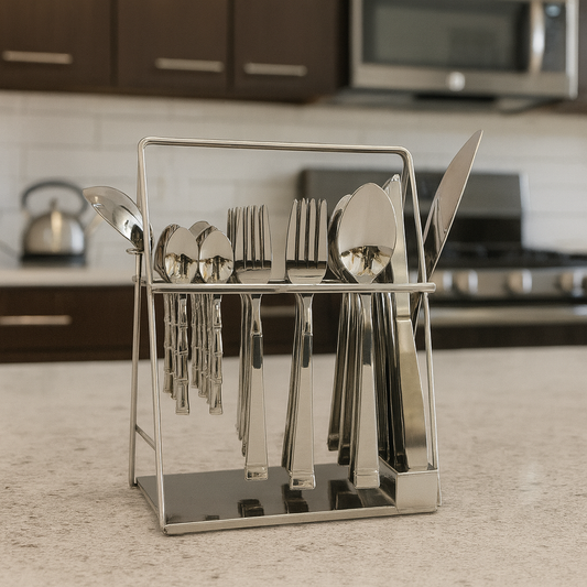 38-Piece Cutlery Set – Tree Design