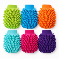 Double-Sided Microfiber Duster Glove – Dual-Surface Cleaning Mitt for Car & Home - Habitt