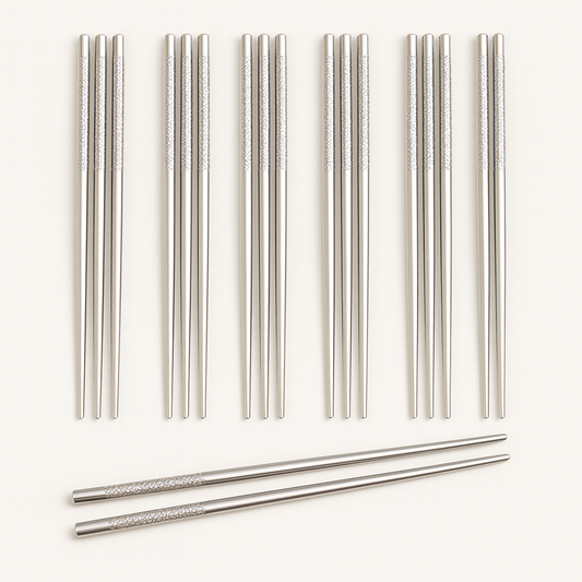 Stainless Steel Chopsticks – Reusable, Durable & Hygienic Eating Utensils