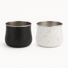 1PC Elegant Iron Marble Storage Jar with Airtight Lid for Kitchen & Pantry Organization