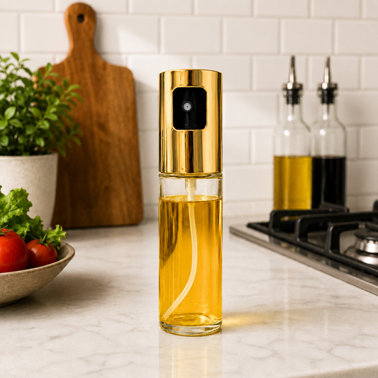 Premium Golden Oil Spray Bottle – Olive Oil Mister for Kitchen Cooking (Copy) (Copy) - Habitt