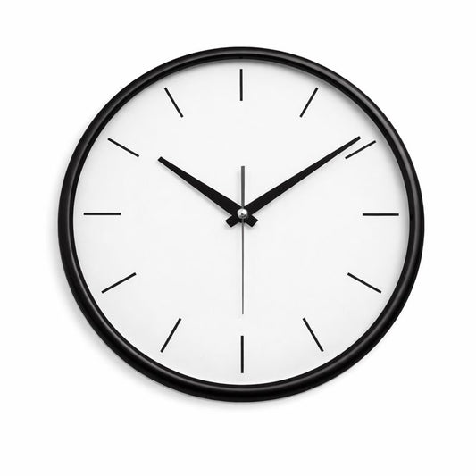 HERITAGE Wall Clock – Squat Big | 15.25 Inch (Minimal Dial)
