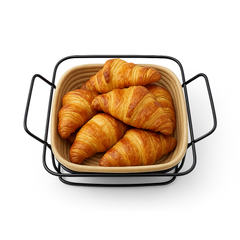 Square Roti Basket – Rope Weave