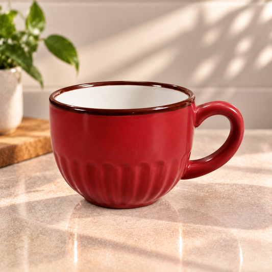 Ceramic Mug Brown | Stylish Coffee & Tea Cup