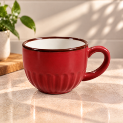 Ceramic Mug Brown | Stylish Coffee & Tea Cup