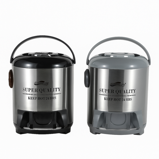 1Pc SineDruons Super Quality Stainless Steel Hot & Cold Water Dispenser – 24Hr Heat Retention