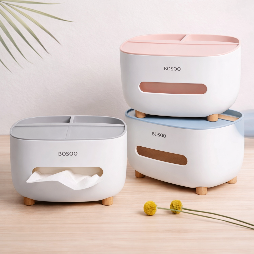 ECOCO Tissue Box – Modern Countertop Tissue Dispenser