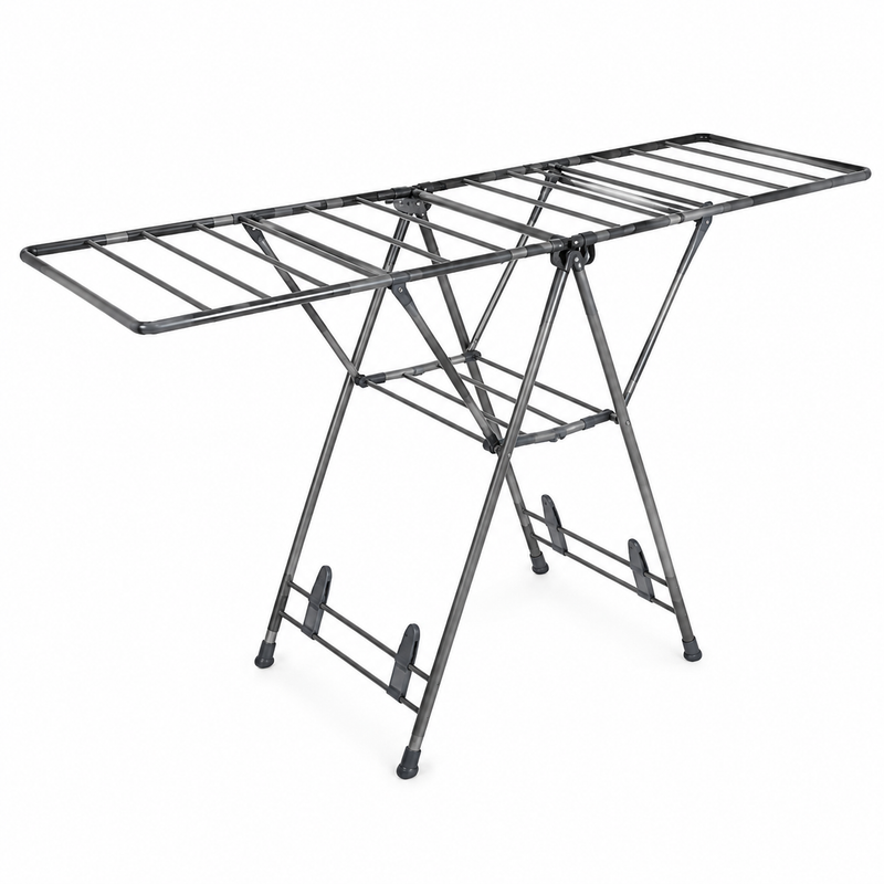 Stainless Steel Foldable Clothes Drying Rack – 160 × 50 × 95 cm