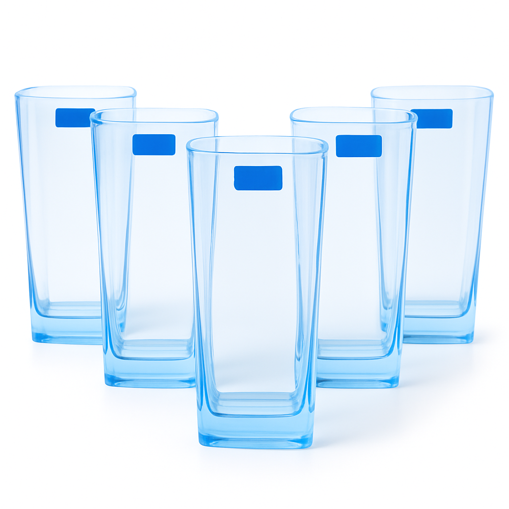 Colored Tumbler Glass – 315ml (Set of 6)