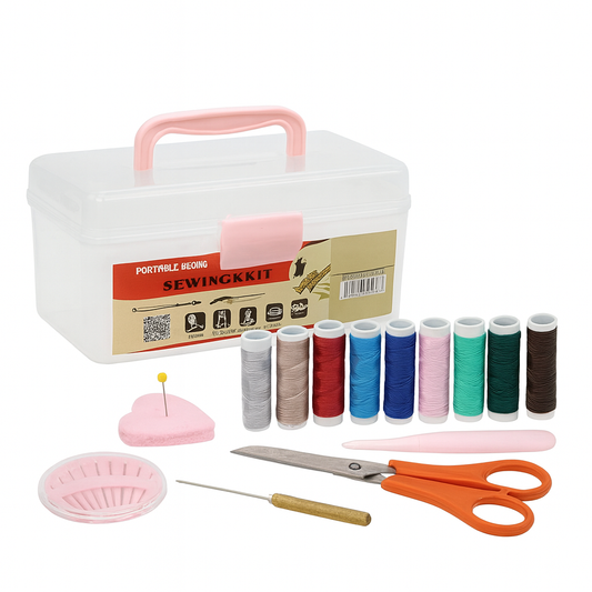 Portable Empty Sewing Storage Box – Durable Organizer Case for Threads, Needles & Craft Supplies