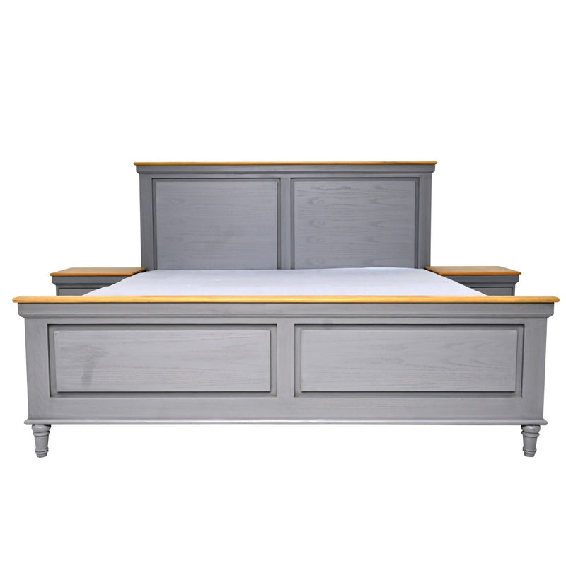 Patrick N King Size Bed with 2 Side Tables