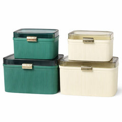 Airtight Kitchen Storage Box Set – Small & Large | Pink & Green