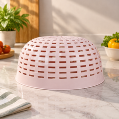 Assorted Plastic Food & Milk Cover with Handle – Ventilated Protective Kitchen Cover
