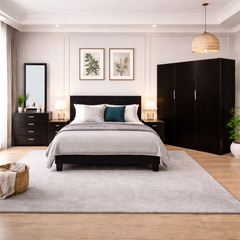 Blair Bundle - Bed Dresser &  3 Door wardrobe - Habitt