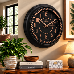 Heritage Vintage Clock – 14.5 Inch Plastic Frame