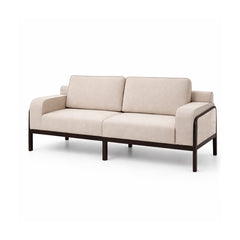 Oaklin 2 & 3 Seater Sofa Set – Modern Upholstered Fabric Sofa with Solid Wood Frame for Living Room - Habitt