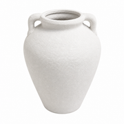 Textured Matte Finish Decorative Vase Large – Modern Minimalist Home Accent - Habitt