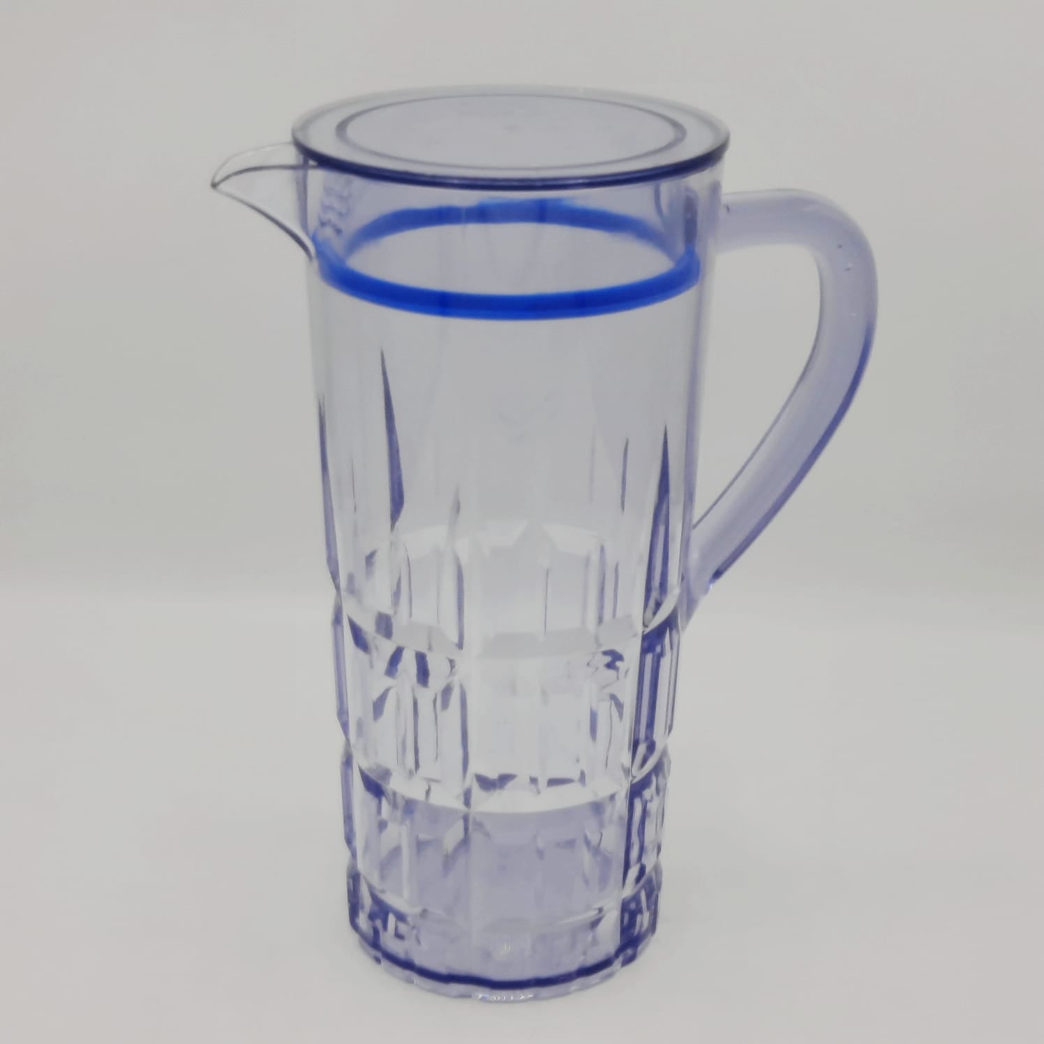 Acrylic Spearhead Cut Jug With Sealed Cap 1Pc