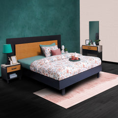 Ozmane Set  (bed with sides, dresser and mirror)