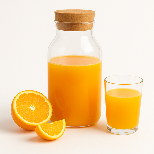 Borosilicate Glass Jar 1100ml – Airtight Storage Container with Cork Lid