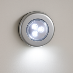 Stick Touch LED Light for Easy Wireless Lighting in Cabinets, Closets & Bedrooms