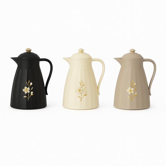 Assorted  Floral Insulated Thermos Flask – 1L