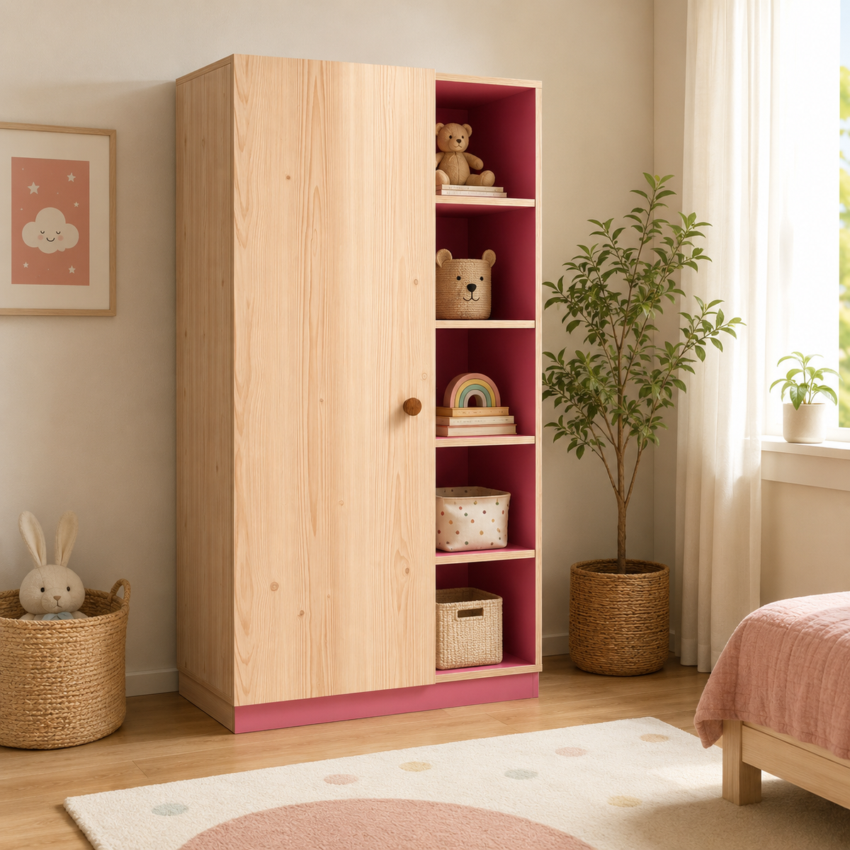 Rose N 2 Door Wardrobe